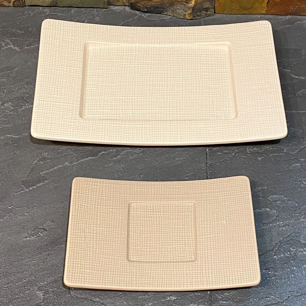 Partylite ~ Linen Pillar Holders ~ Brand New!